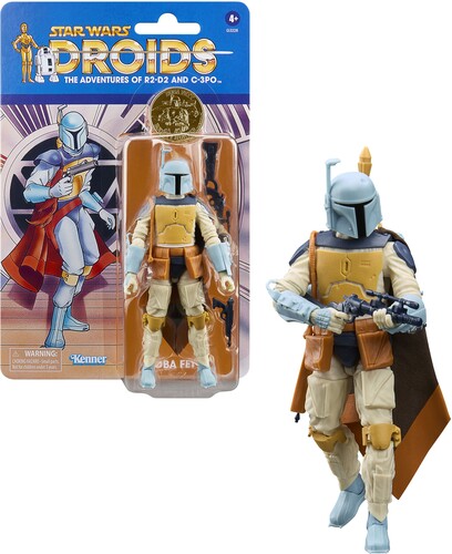 SW Bl Hermit Star Wars: Droids - Black Series - Boba Fett Action Figure with Coin - Collectibles