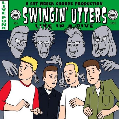 Swingin' Utters Live in a Dive - Double Record Album - Vinyl LP