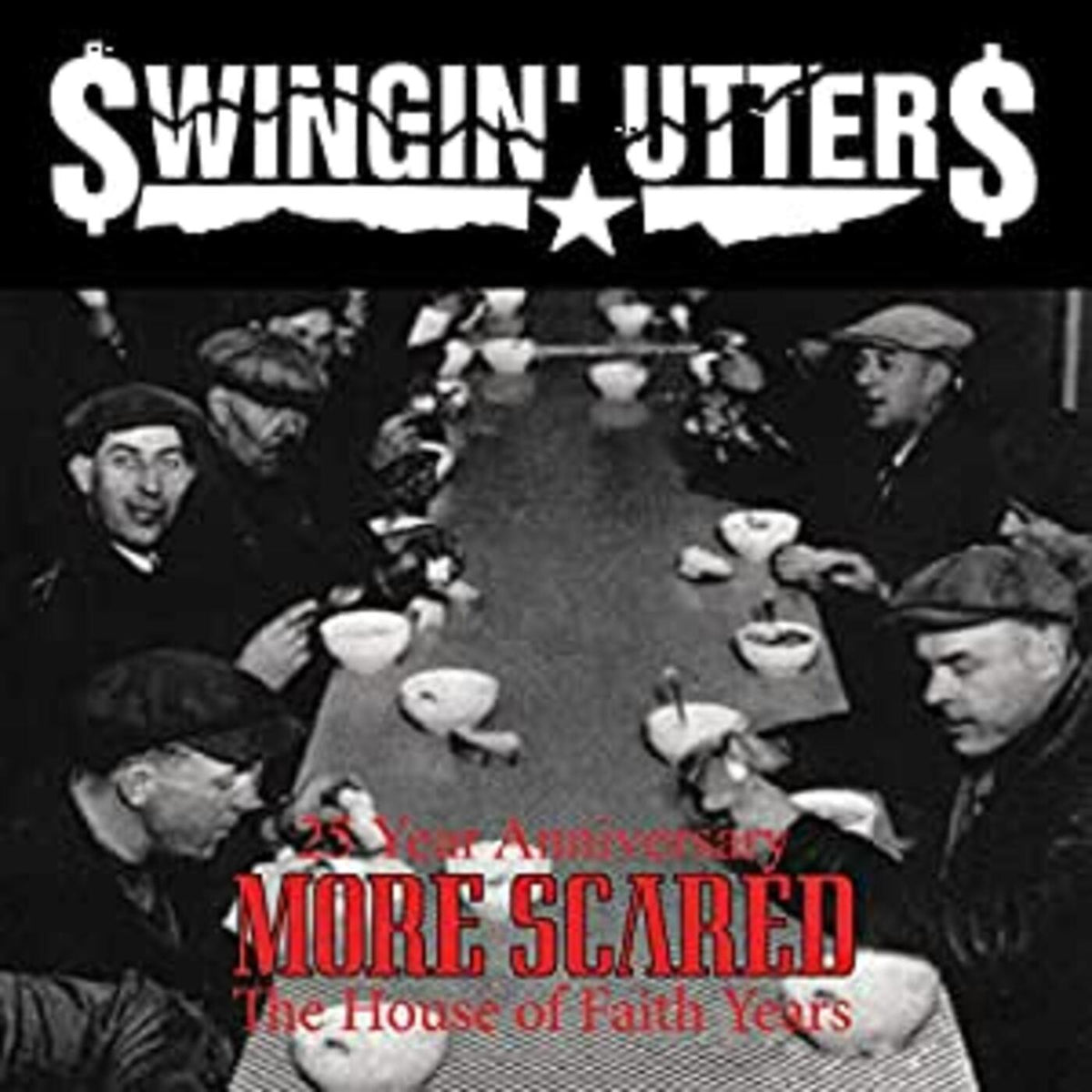 Swingin' Utters More Scared (BLACK & WHITE VINYL)