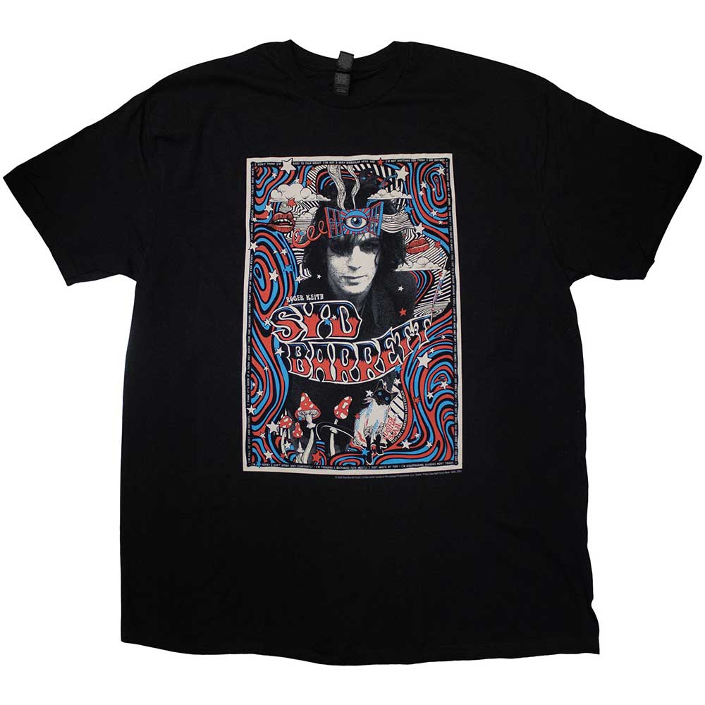 Syd Barrett Melty Poster Black