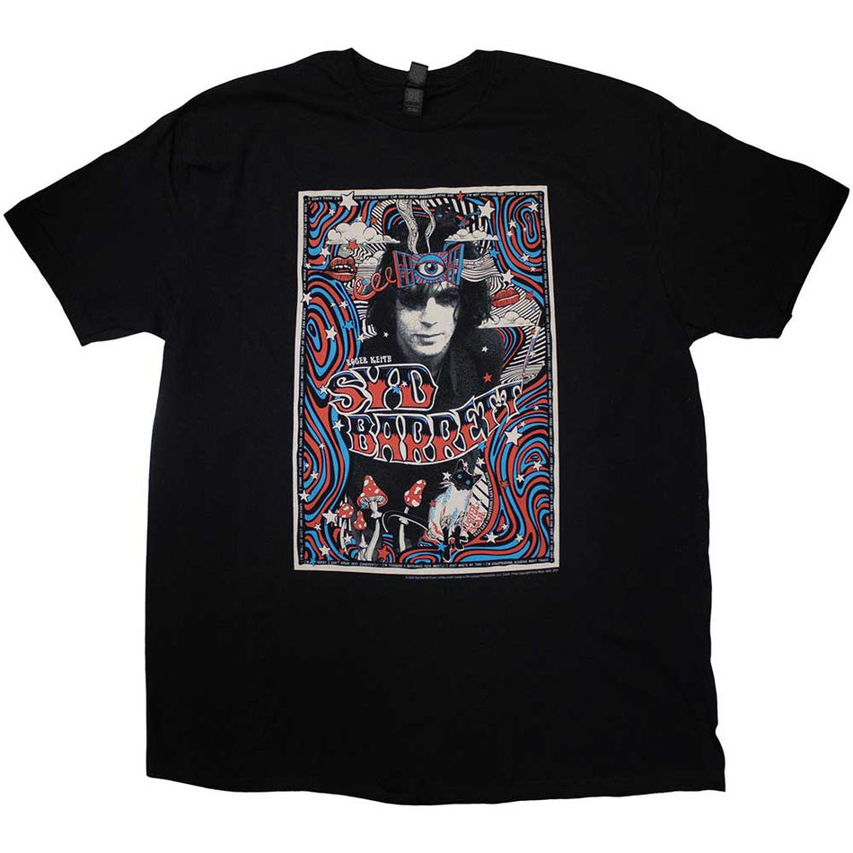 Syd Barrett Melty Poster Black