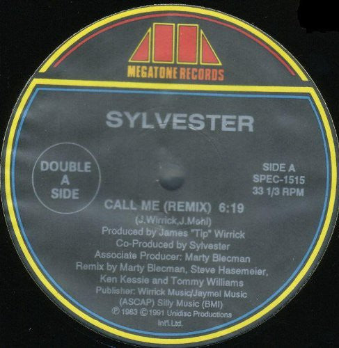 Sylvester Call Me / Good Feeling - Record Album - Vinyl LP