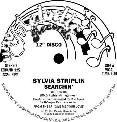 Sylvia Striplin Searchin' - Record Album - Vinyl LP