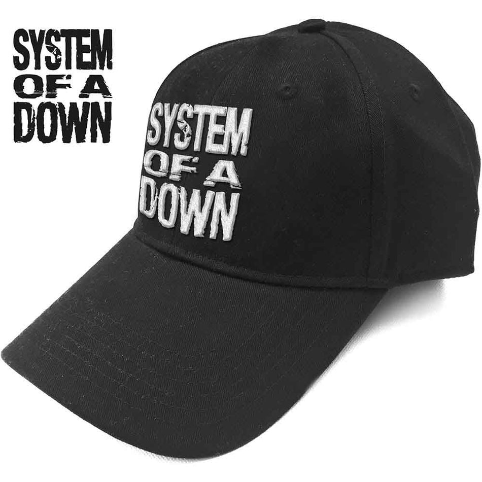 System Of A Down Stacked Logo Black