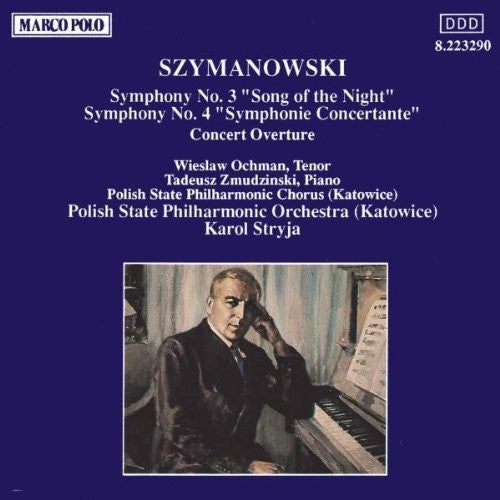 Szymanowski Symphonies 3 & 4 - CD Album