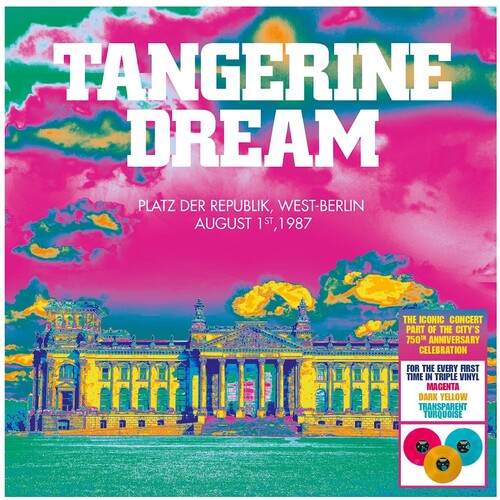 Tangerine Dream Platz Der Republik, West-Berlin August 1st - Triple Record Album - Vinyl LP