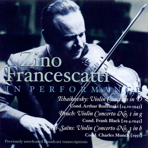 Tchaikovsky / Bruch / Saint-Saens / Francescatti Con VN (D Major)/Con VN 1 (GM)/3 (BM) - CD Album