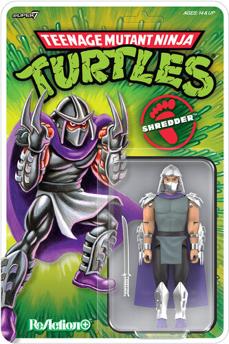 Teenage Mutant Ninja Turtles Reaction+ Wave 01 - S Super7 - Teenage Mutant Ninja Turtles - ReAction+ Wv1 - Shredder (TMNT) - CD Album