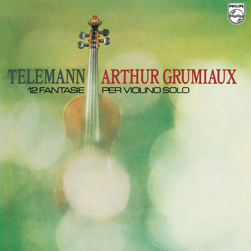Telemann 12 Fantasias For Violin Solo - Record Album - Vinyl LP