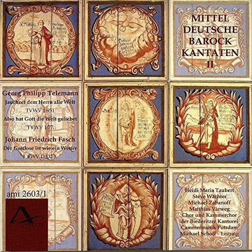 Telemann / Taubert / Chor Und Kammerchor Der Biede Mitteldeutsche Barockkantaten 2 - CD Album
