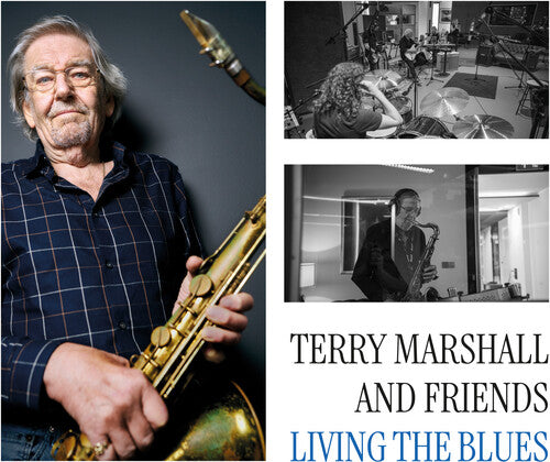 Terry Marshall & Friends Living the Blues - Double Record Album - Vinyl LP