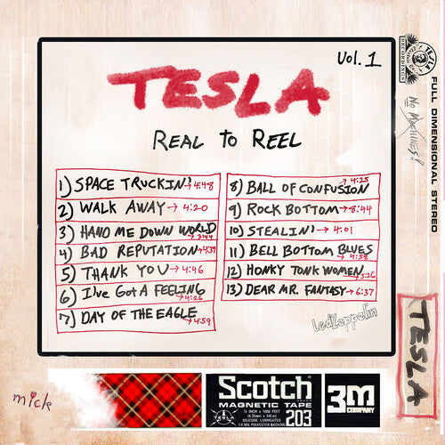 Tesla Real to Reel Vol 1 - Double Record Album - Vinyl LP