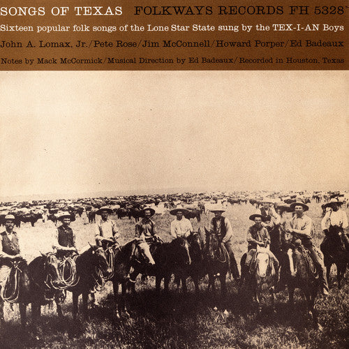 Tex-I-An Boys Songs of Texas - CD Album