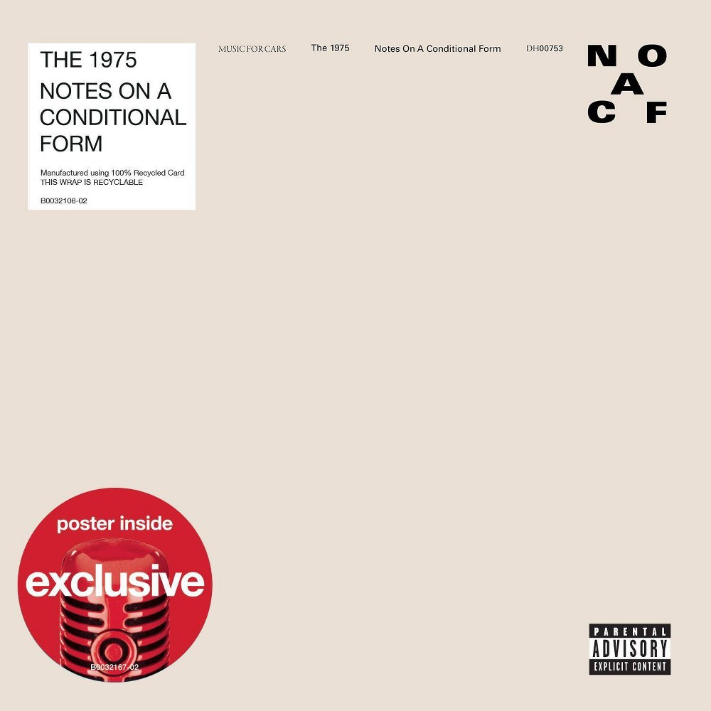 The 1975 Notes On A Conditional Form [CD/Poster]