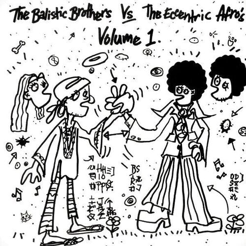 The Ballistic Brothers The Ballistic Brothers vs. the Eccentric Afros - Vol. 1 - Record Album - Vinyl LP