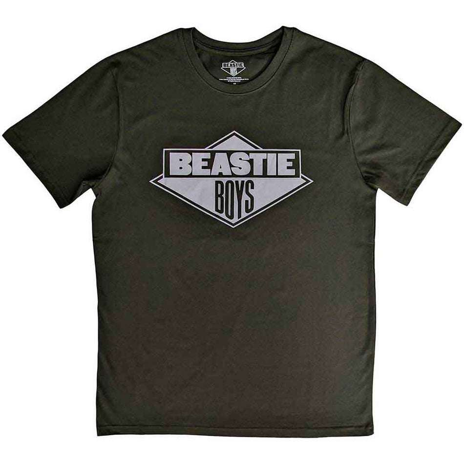 The Beastie Boys Black & White Logo Green