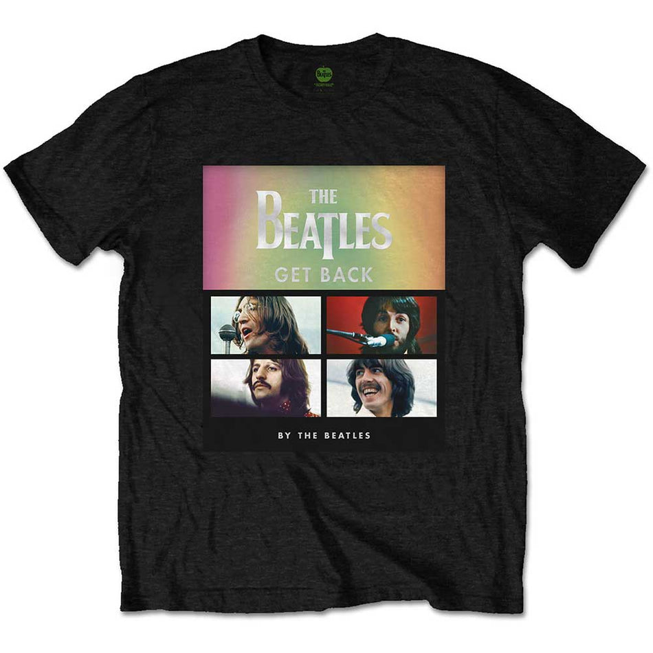 The Beatles Album Faces Gradient Black
