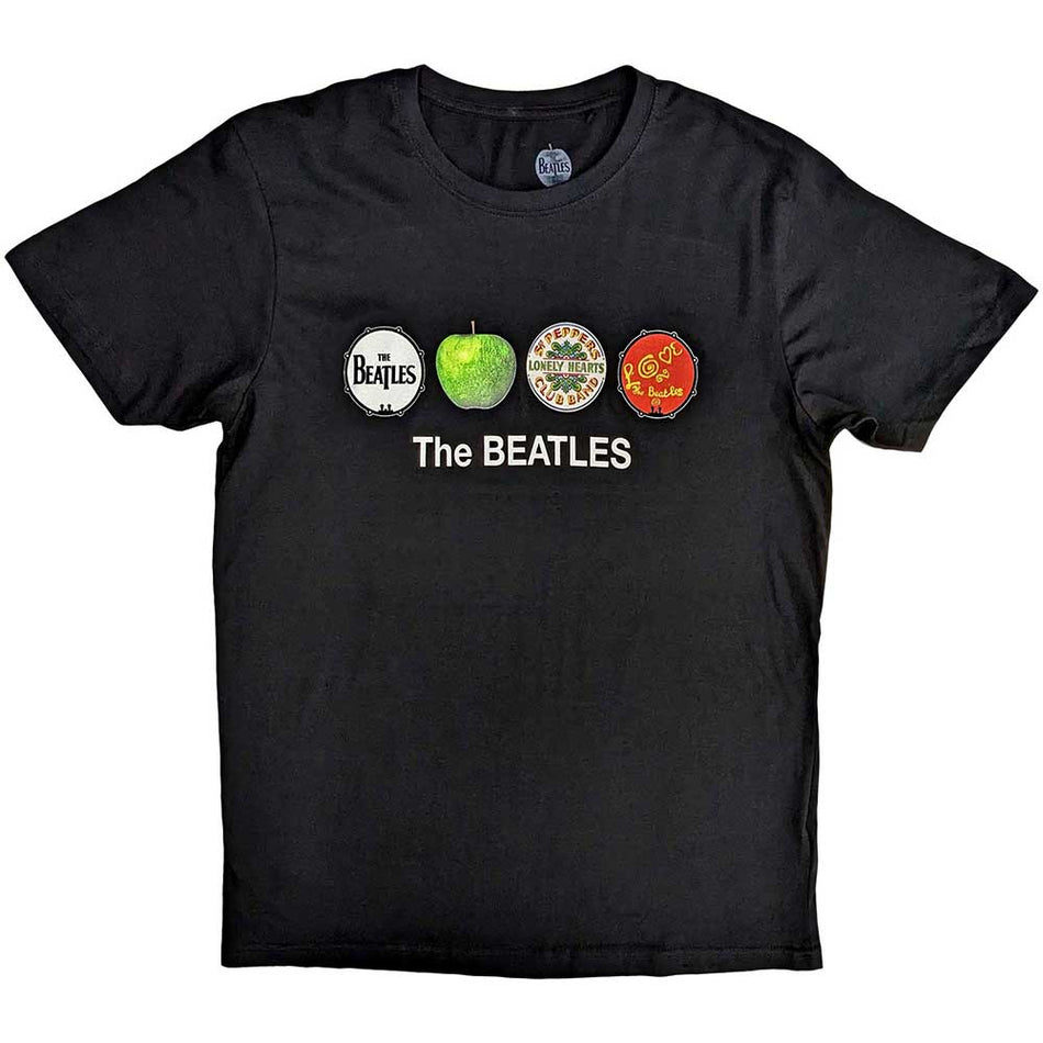 The Beatles Apple & Drums Black