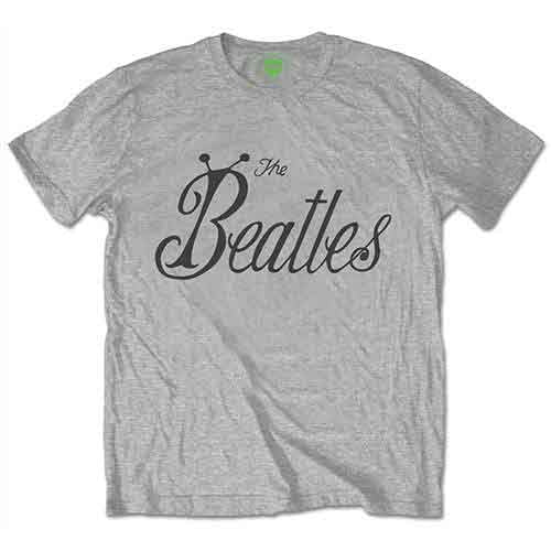 The Beatles Bug Logo Grey