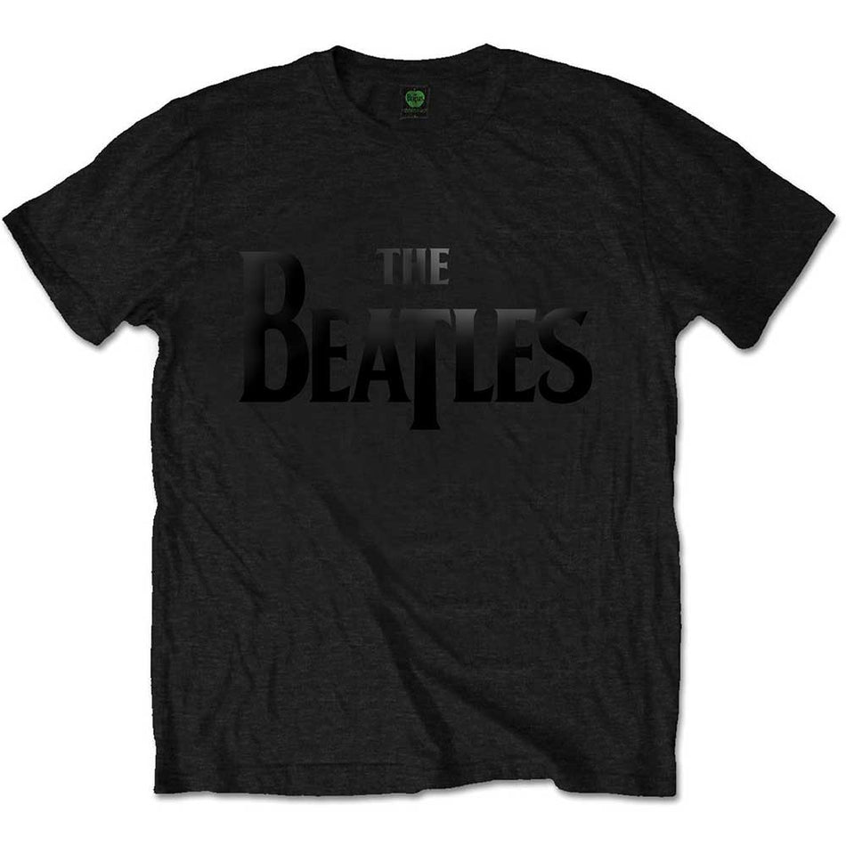 The Beatles Drop T Logo Black