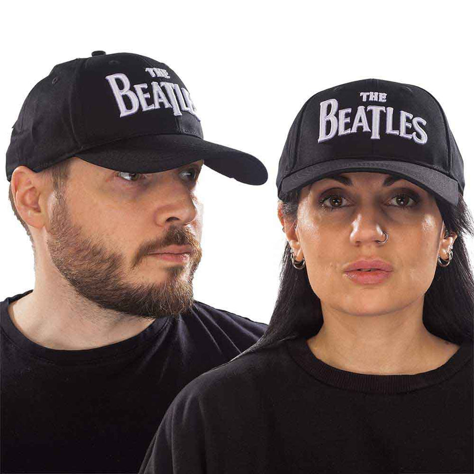 The Beatles Drop T Logo Black