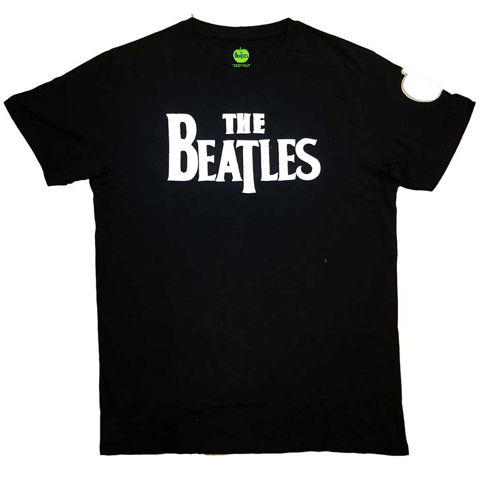 The Beatles Drop T Logo Black