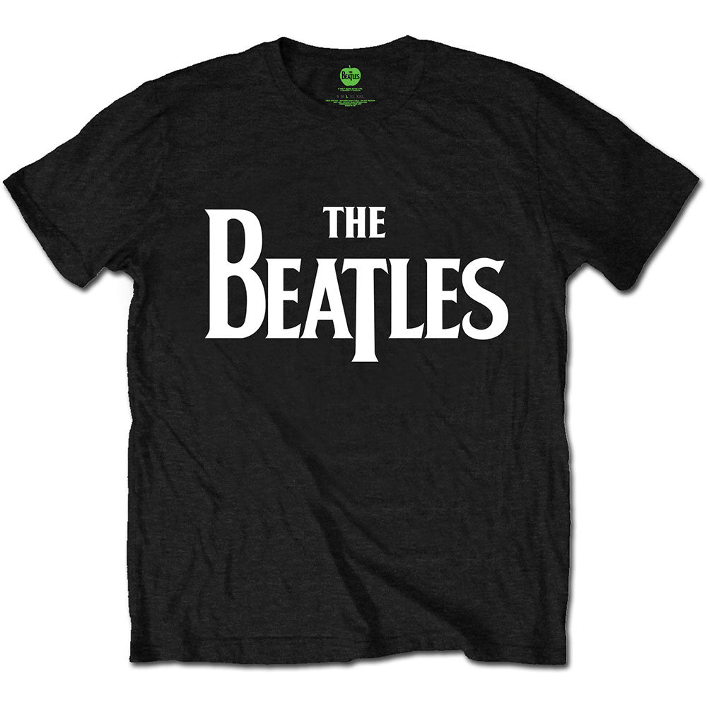 The Beatles Drop T Logo Black