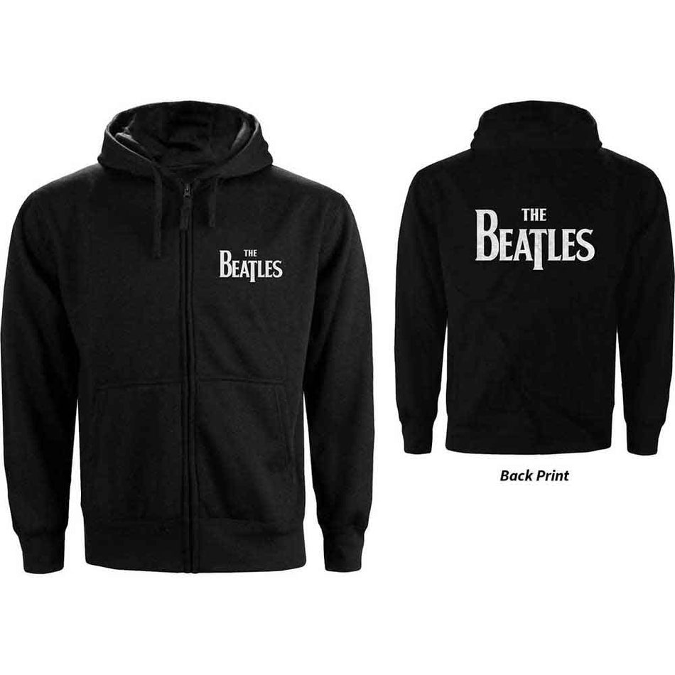 The Beatles Drop T Logo Black