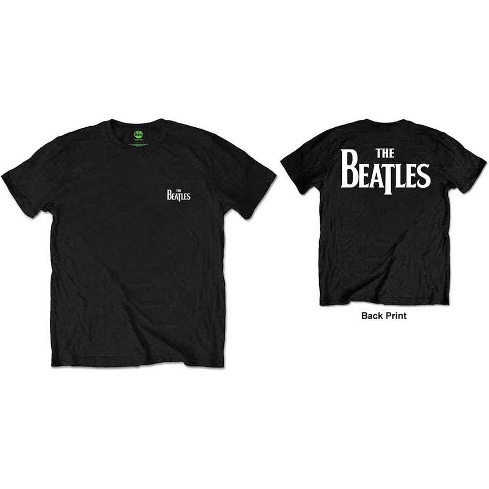 The Beatles Drop T Logo Black