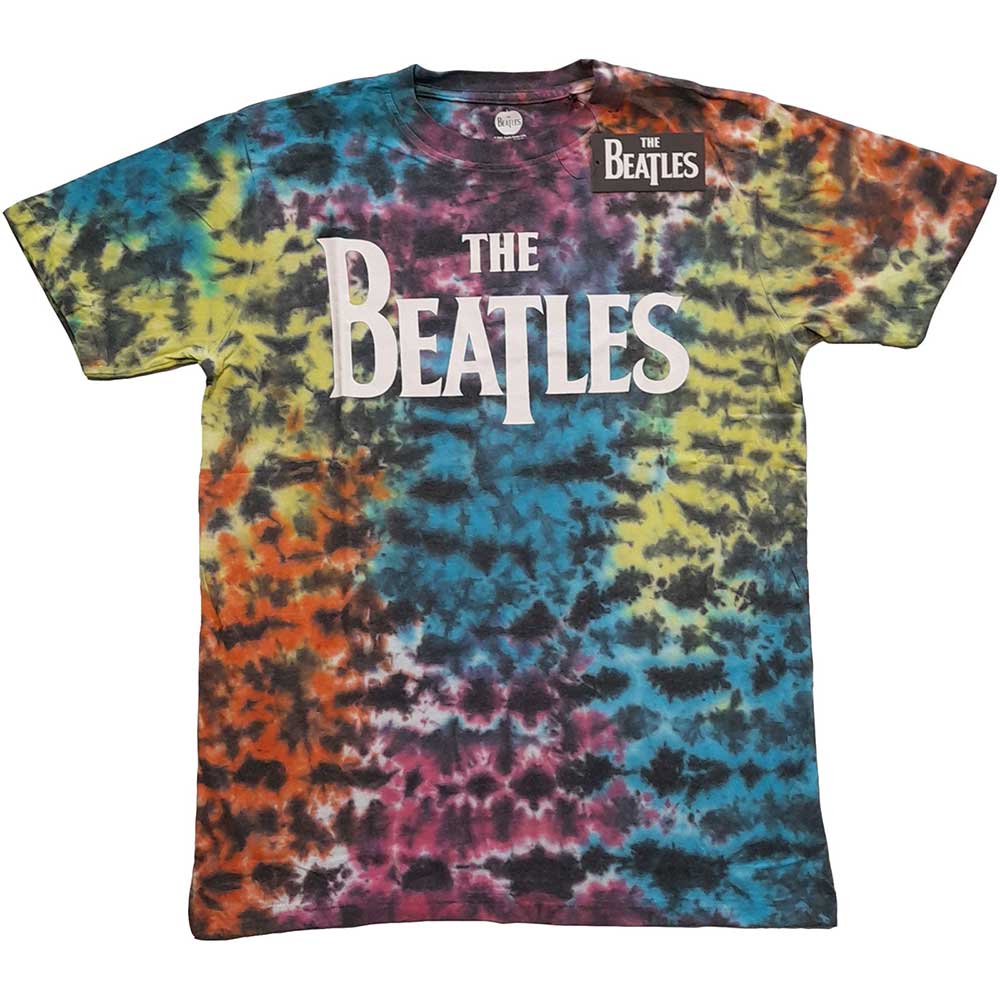 The Beatles Drop T Logo Grey