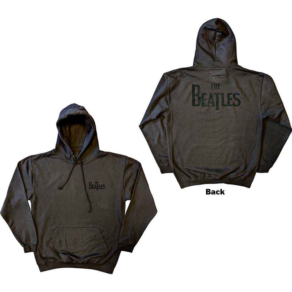 The Beatles Drop T Logo Grey