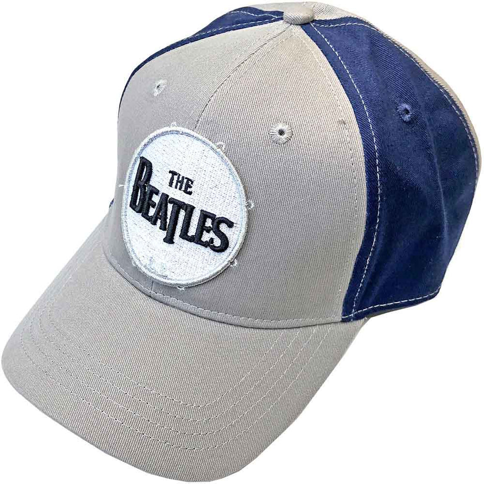 The Beatles Drum Logo Blue, Grey