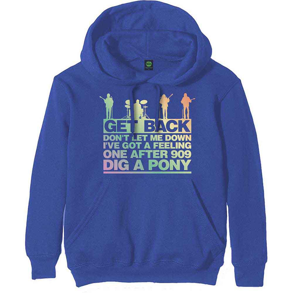 The Beatles Get Back Gradient Blue
