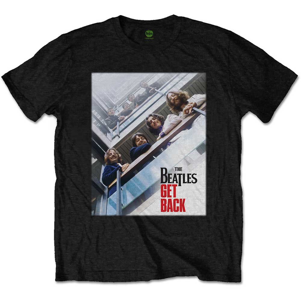 The Beatles Get Back Poster Black