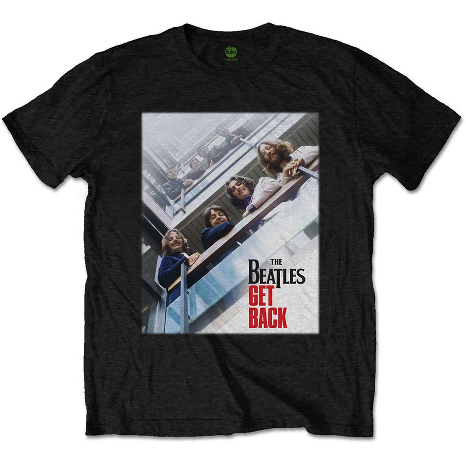 The Beatles Get Back Poster Black