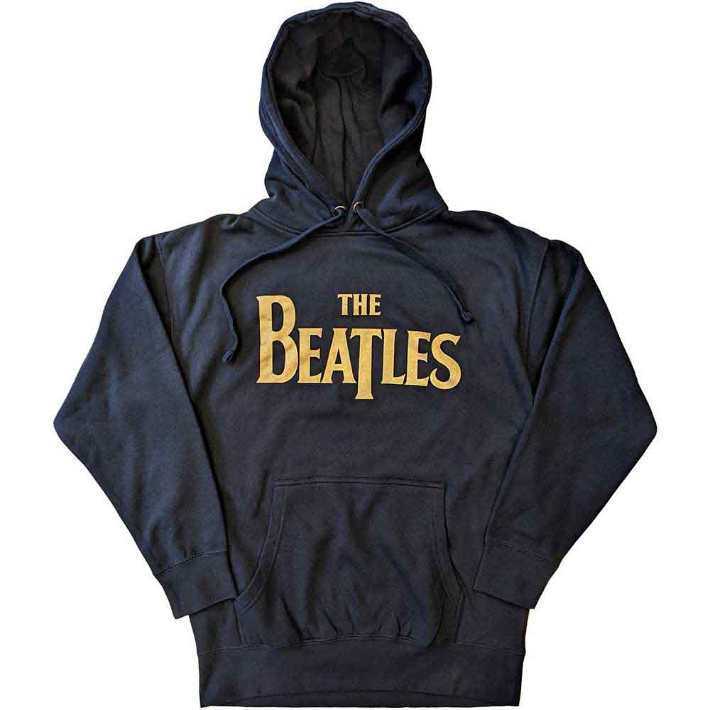 The Beatles Gold Drop T Logo Blue