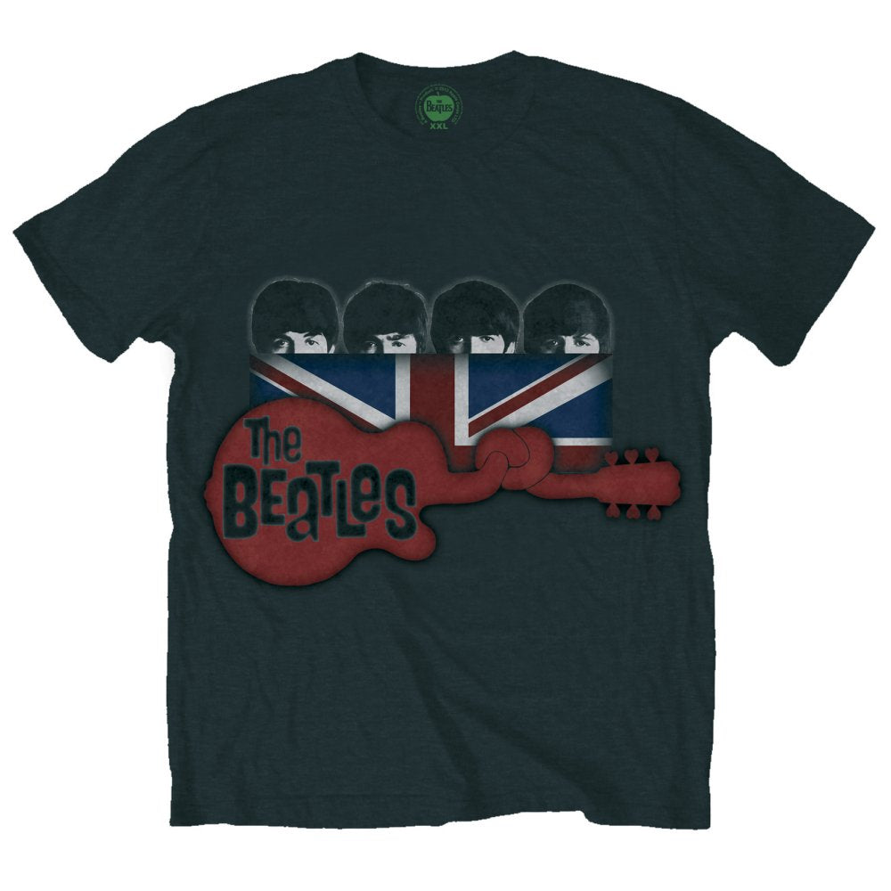 The Beatles Guitar & Flag Black