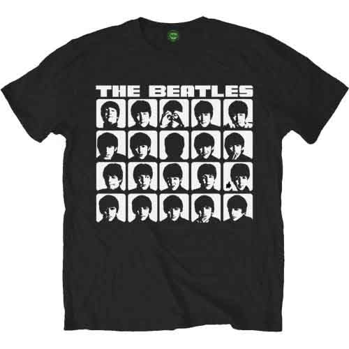 The Beatles Hard Days Night Faces Mono Black
