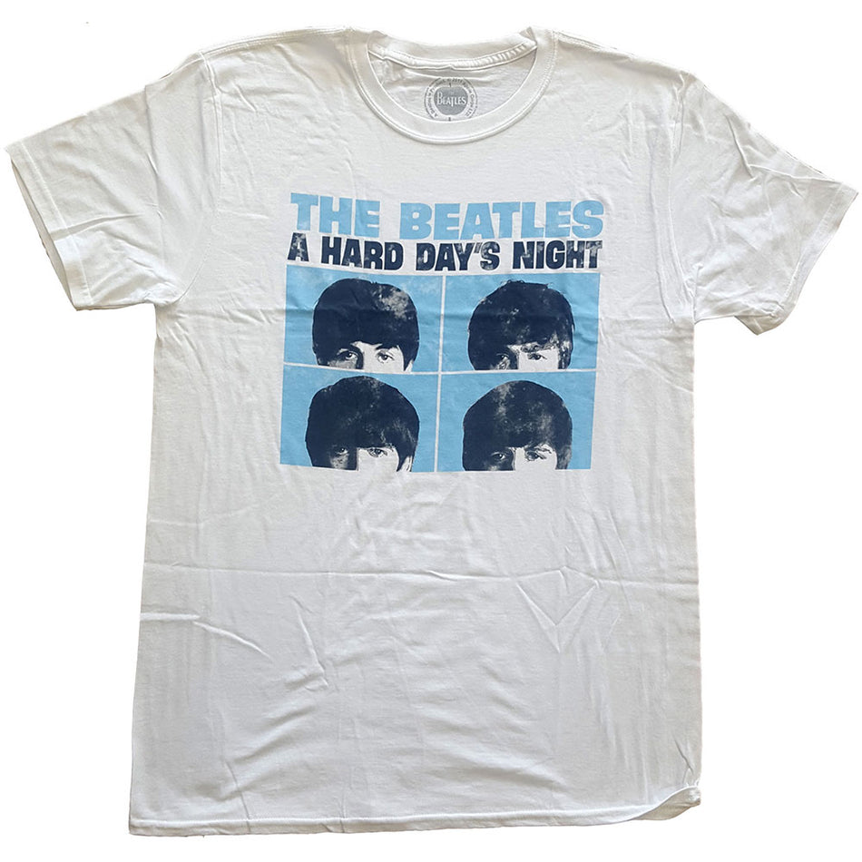 The Beatles Hard Days Night Pastel White