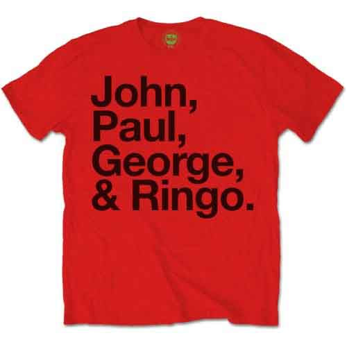 The Beatles John, Paul, George & Ringo Red