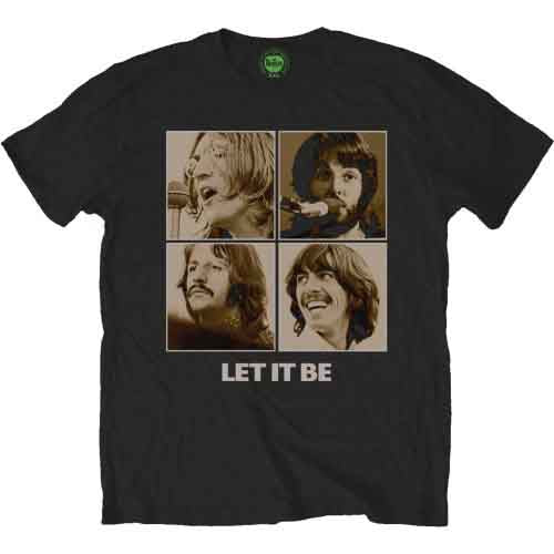 The Beatles Let It Be Sepia Black