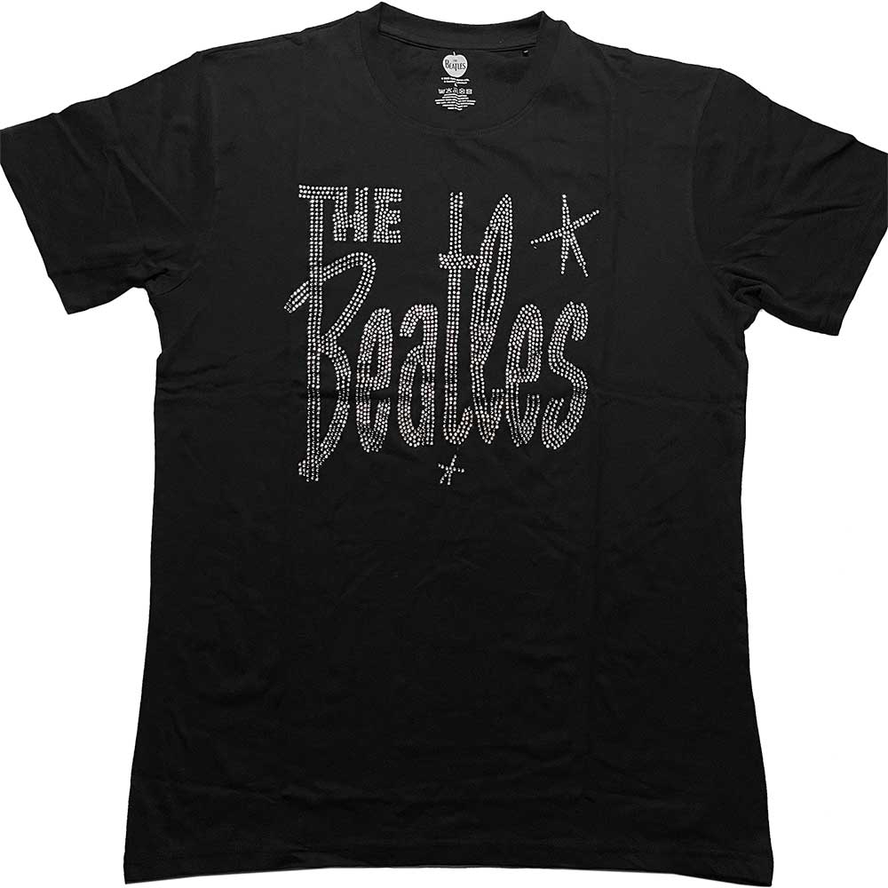 The Beatles Retro Logo Black