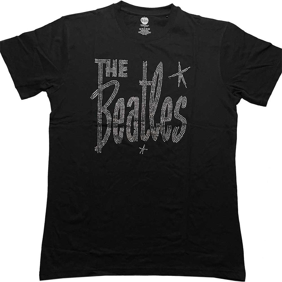 The Beatles Retro Logo Black