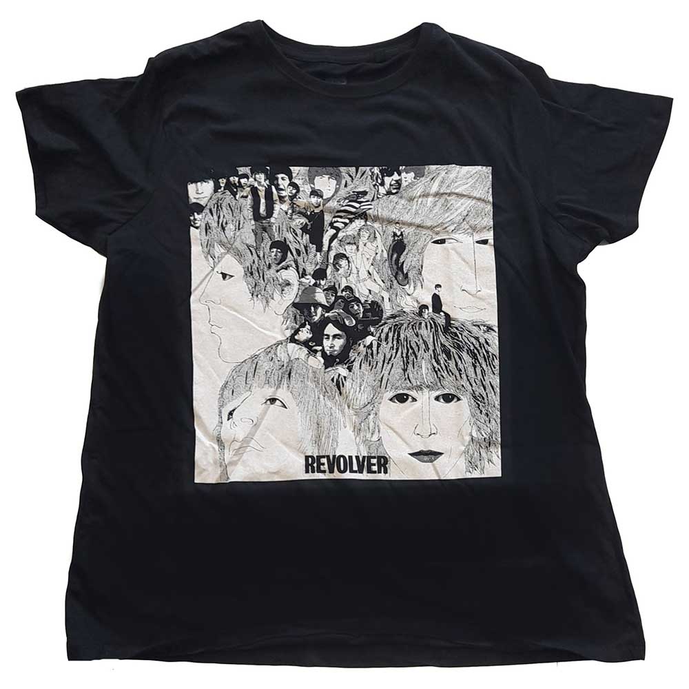The Beatles Revolver Album Cover Black