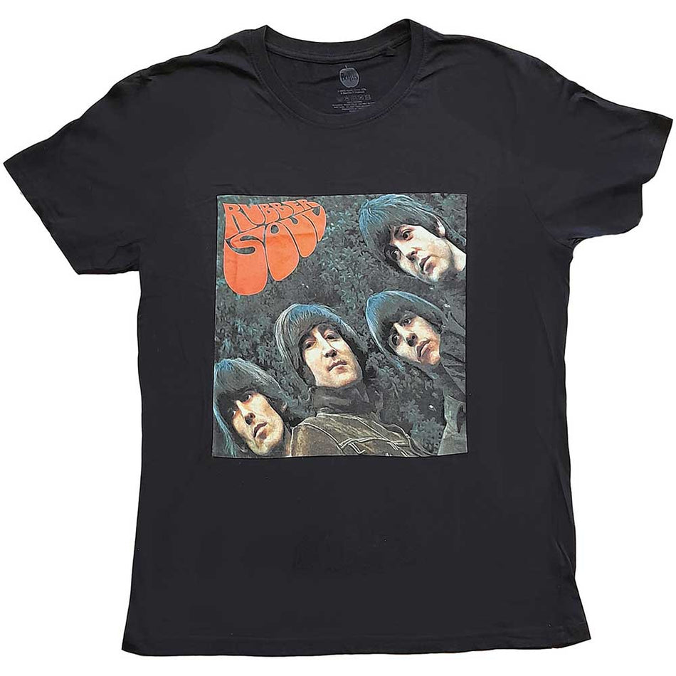 The Beatles Rubber Soul Album Cover Black