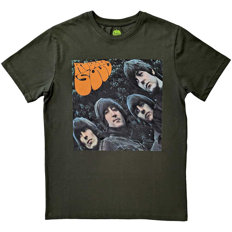 The Beatles Rubber Soul Album Cover Green