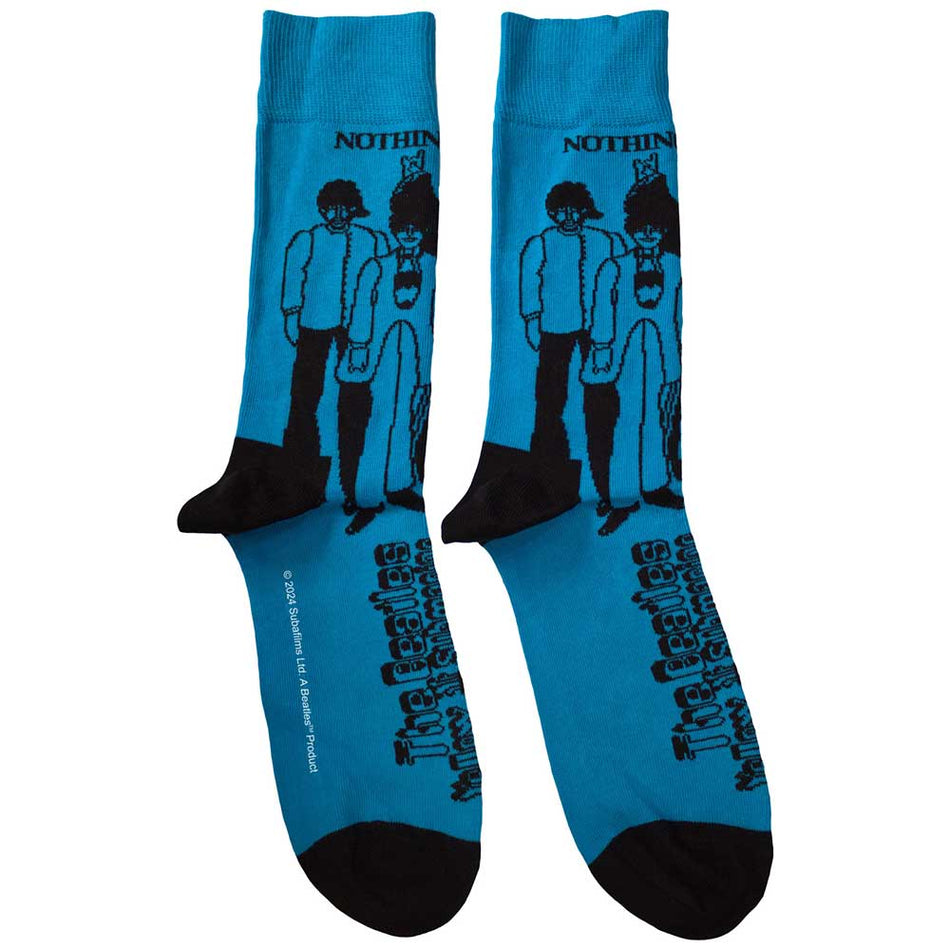 The Beatles Sub & Band Outlines Blue