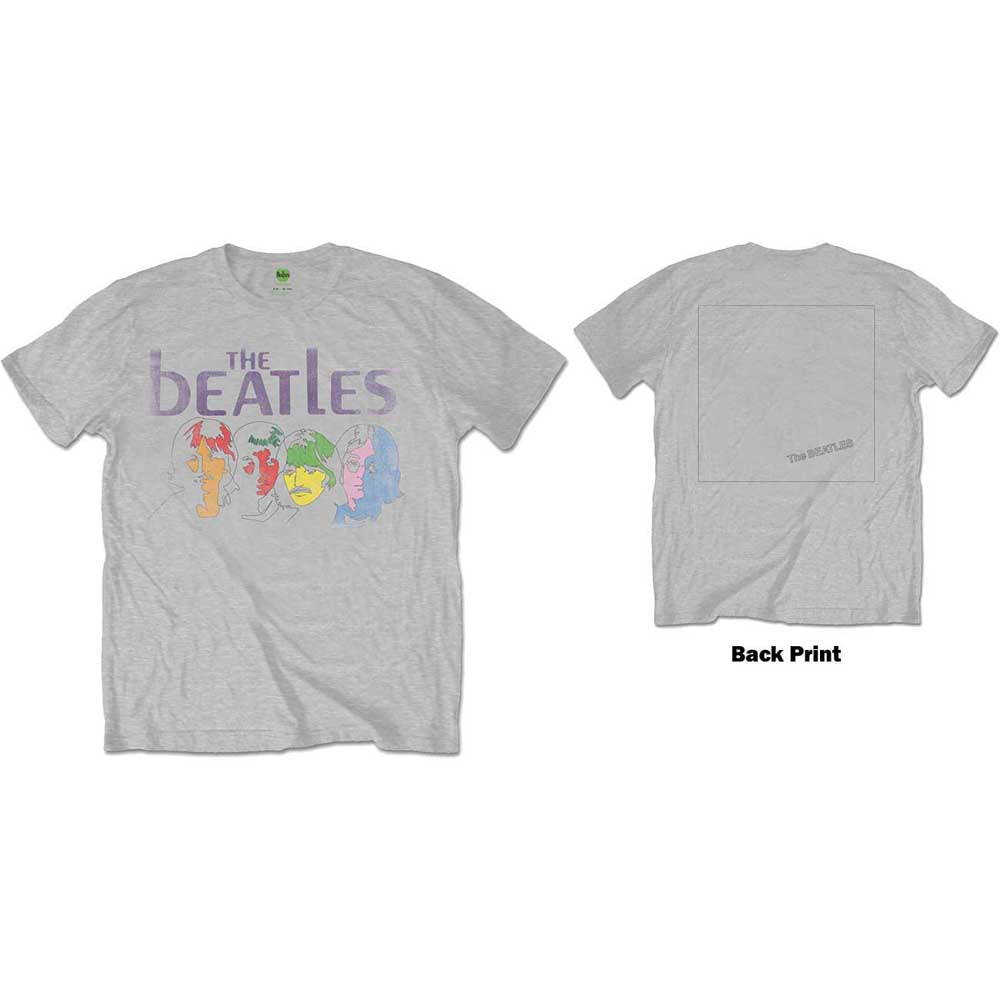 The Beatles White Album Back Grey