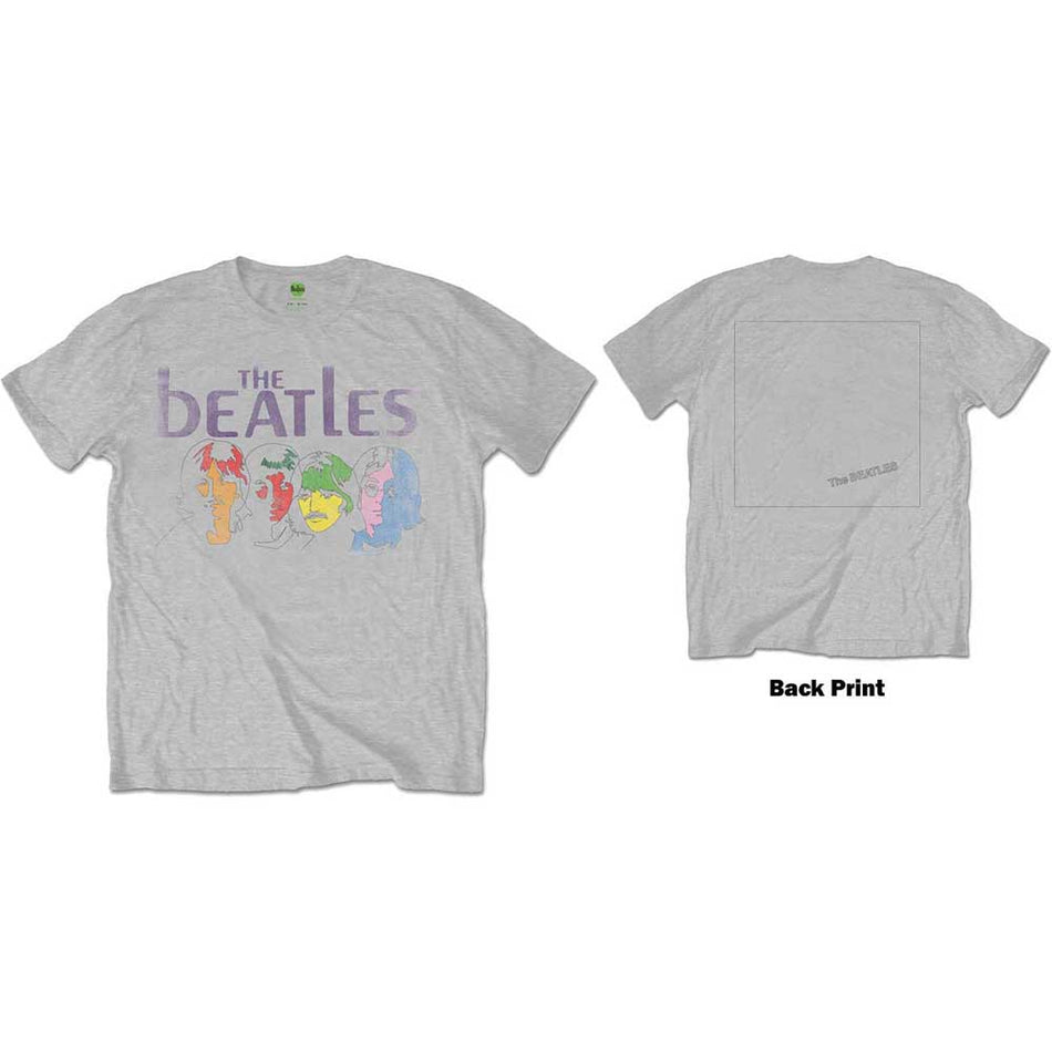 The Beatles White Album Back Grey