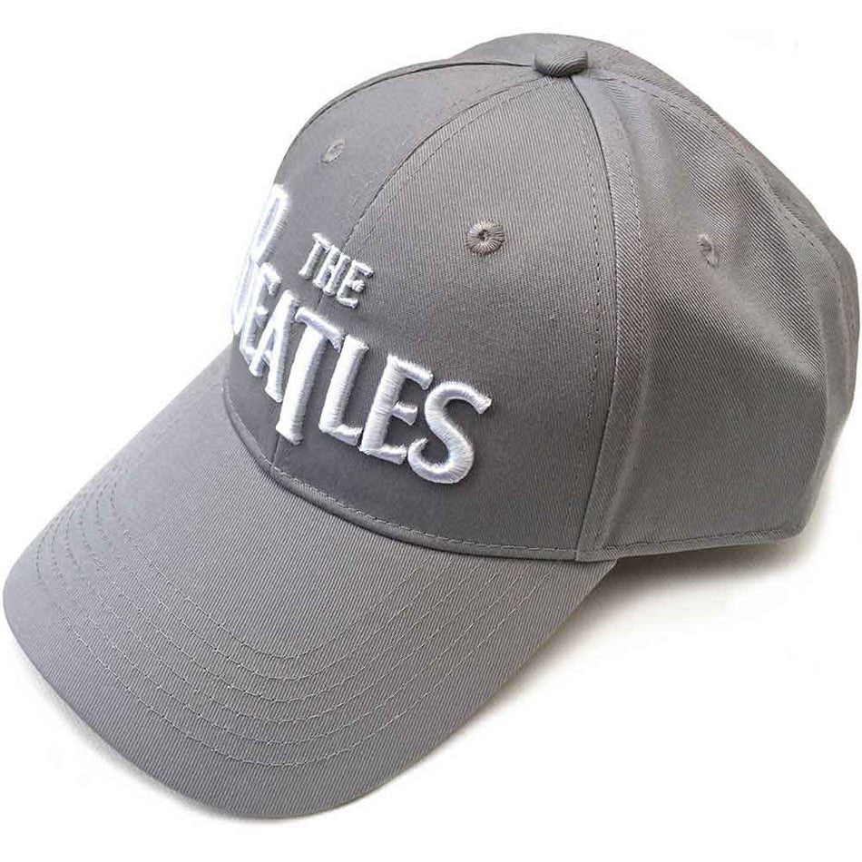 The Beatles White Drop T Logo Grey